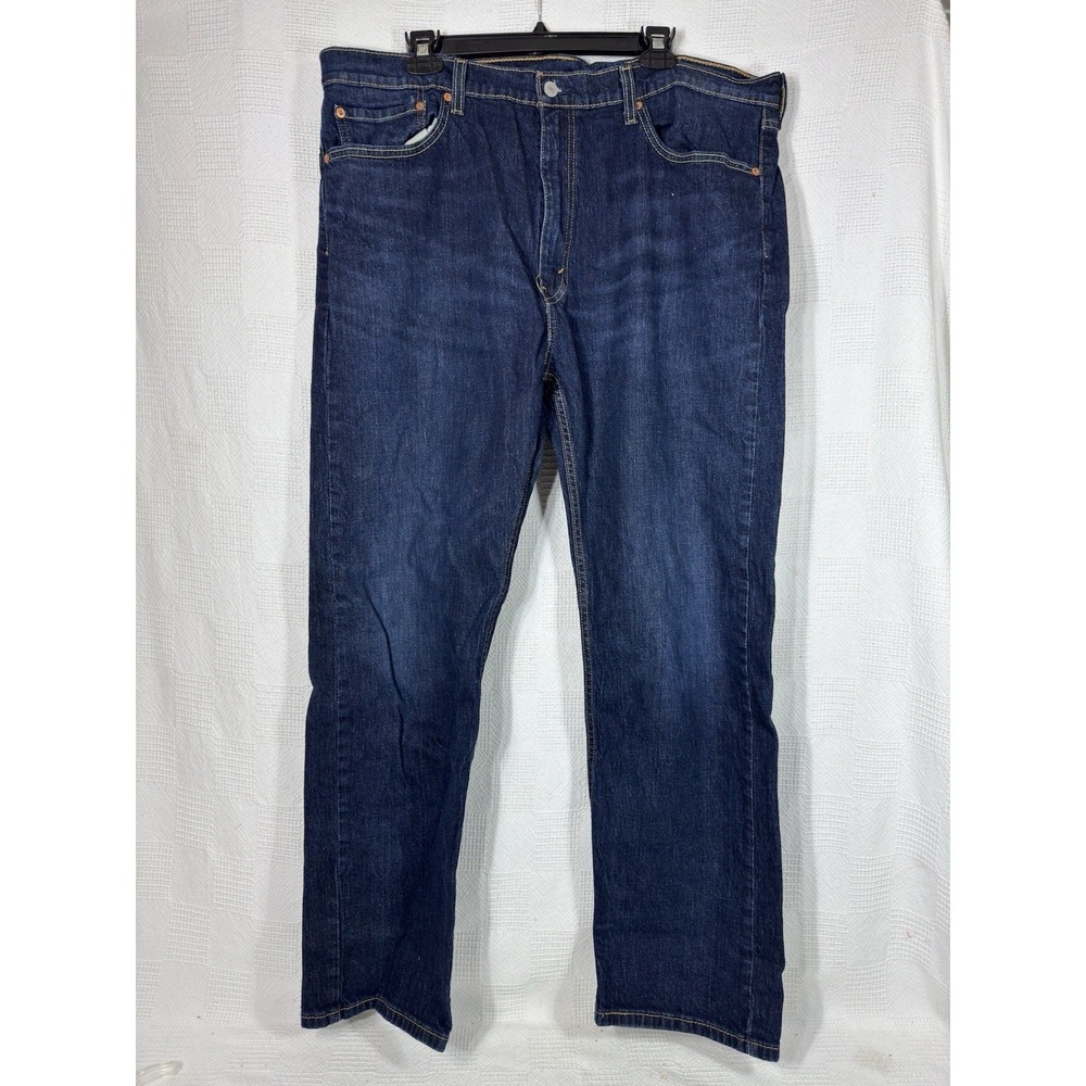 Levis 505 Men's Jeans 40x30 Regular‎ Fit Straight Leg Blue Jeans Dark Wash